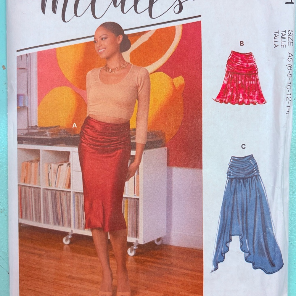 M8151 Carol McCall’s Skirts Sewing Pattern
